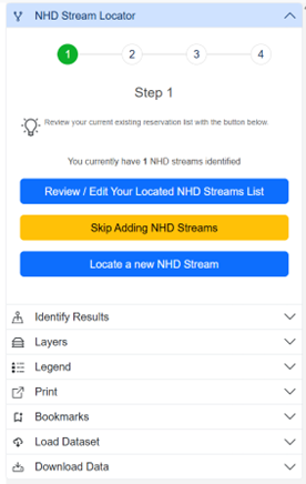nhdlocator - wizard